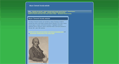 Desktop Screenshot of clementisociety.com