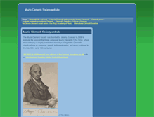 Tablet Screenshot of clementisociety.com